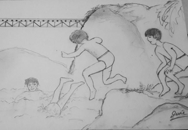 Sketsa Ilustrasi karya: Tjatri Devi